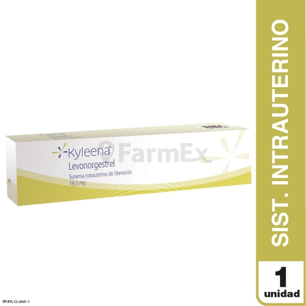 Kyleena 19,5 mg Sistema Intrauterino. Farmex-Yapp-Seguro-Boleta